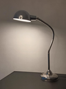 Lampe en laiton chromé