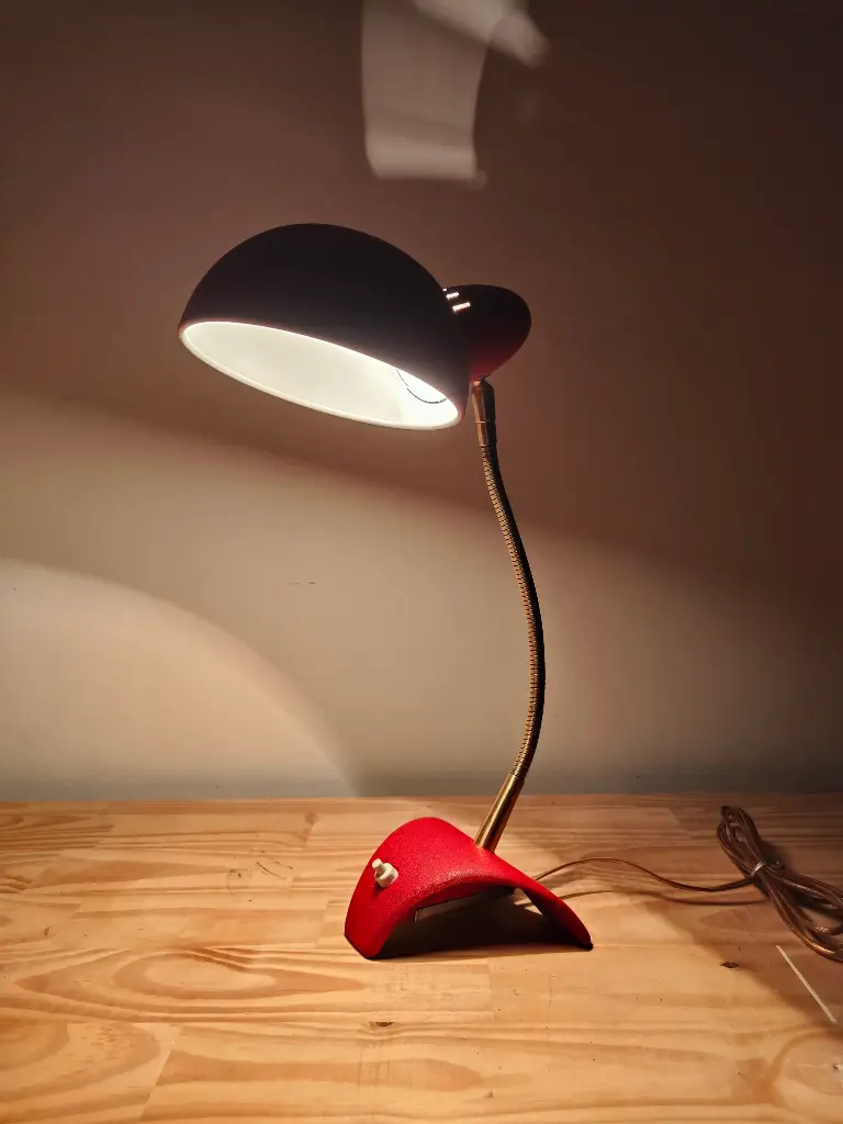 Lampe ''Jean Boris Lacroix'' rouge
